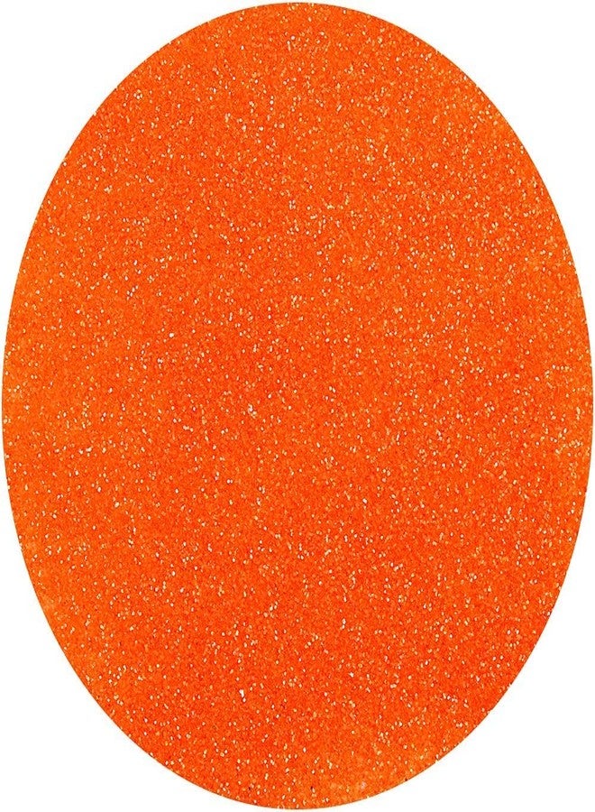SNOOGG 500 Gram Ultra Bright Neon Orange Glitter Powder for Resin Art, Nail Crafts, DIY Projects, Holiday Decorations, and Artistic Painting. - Image 1